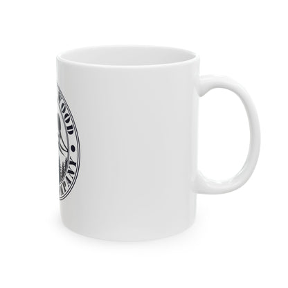 Morning Wood Lumber Company Ceramic Mug - Perfect for Coffee Lovers and Outdoor Enthusiasts