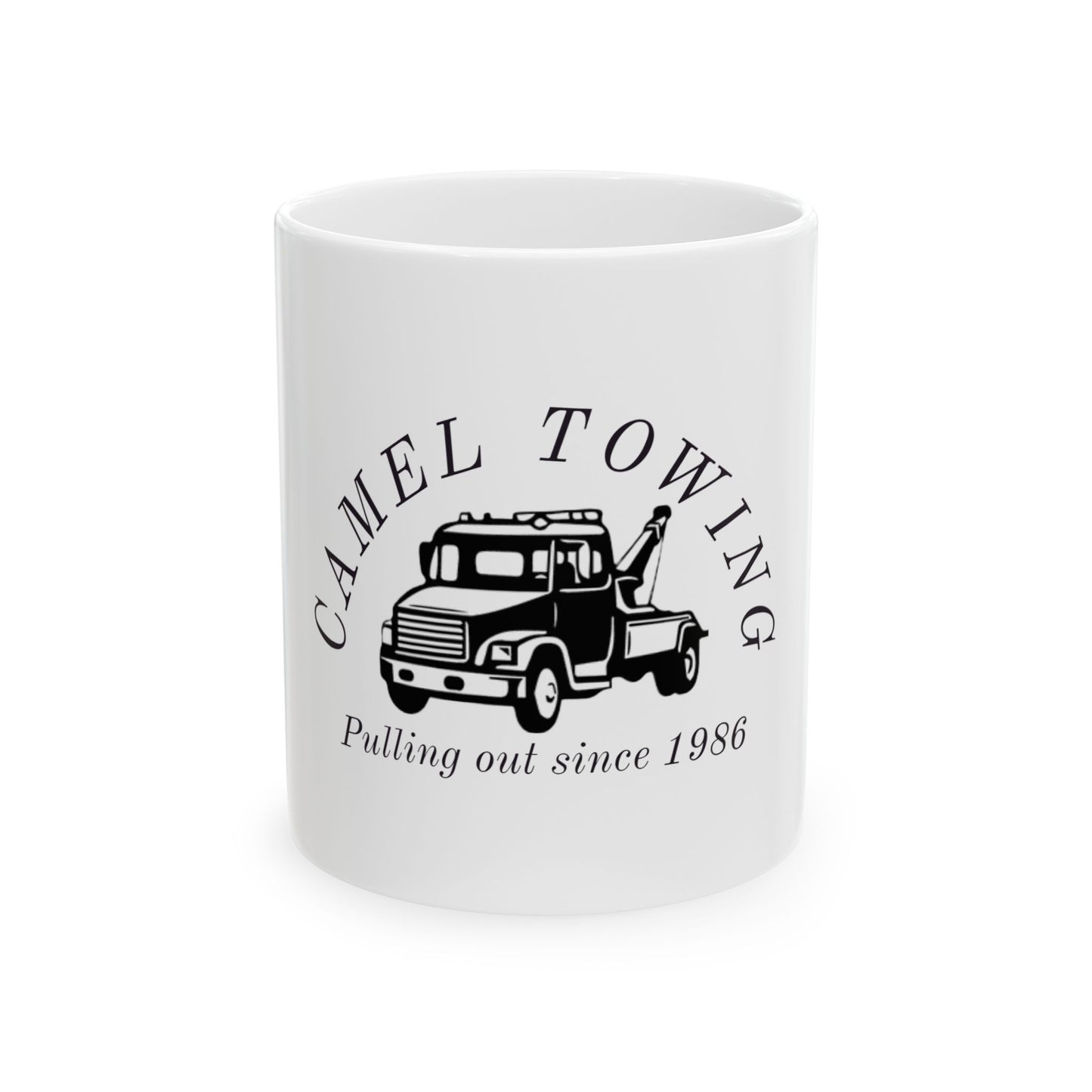 Custom Ceramic Towing Mug – Perfect Gift for Tow Truck Drivers & Enthusiasts