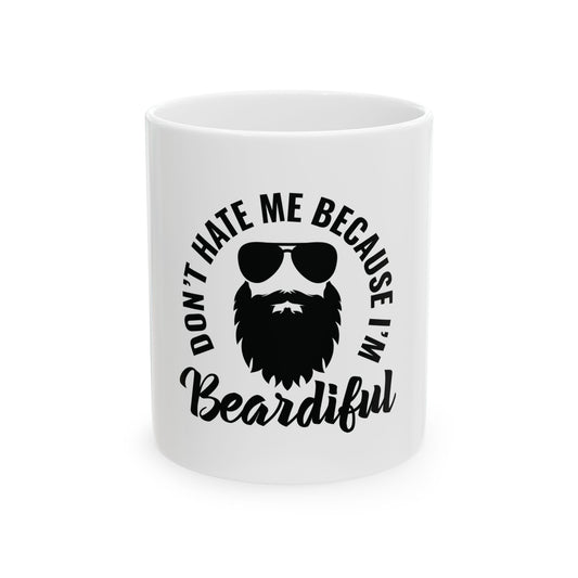 Funny Beardiful Ceramic Mug – Perfect Gift for Beard Lovers