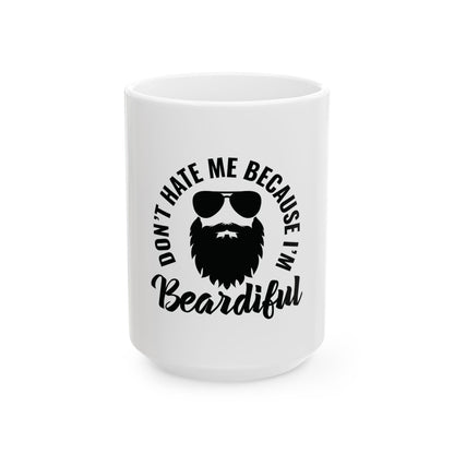 Funny Beardiful Ceramic Mug – Perfect Gift for Beard Lovers