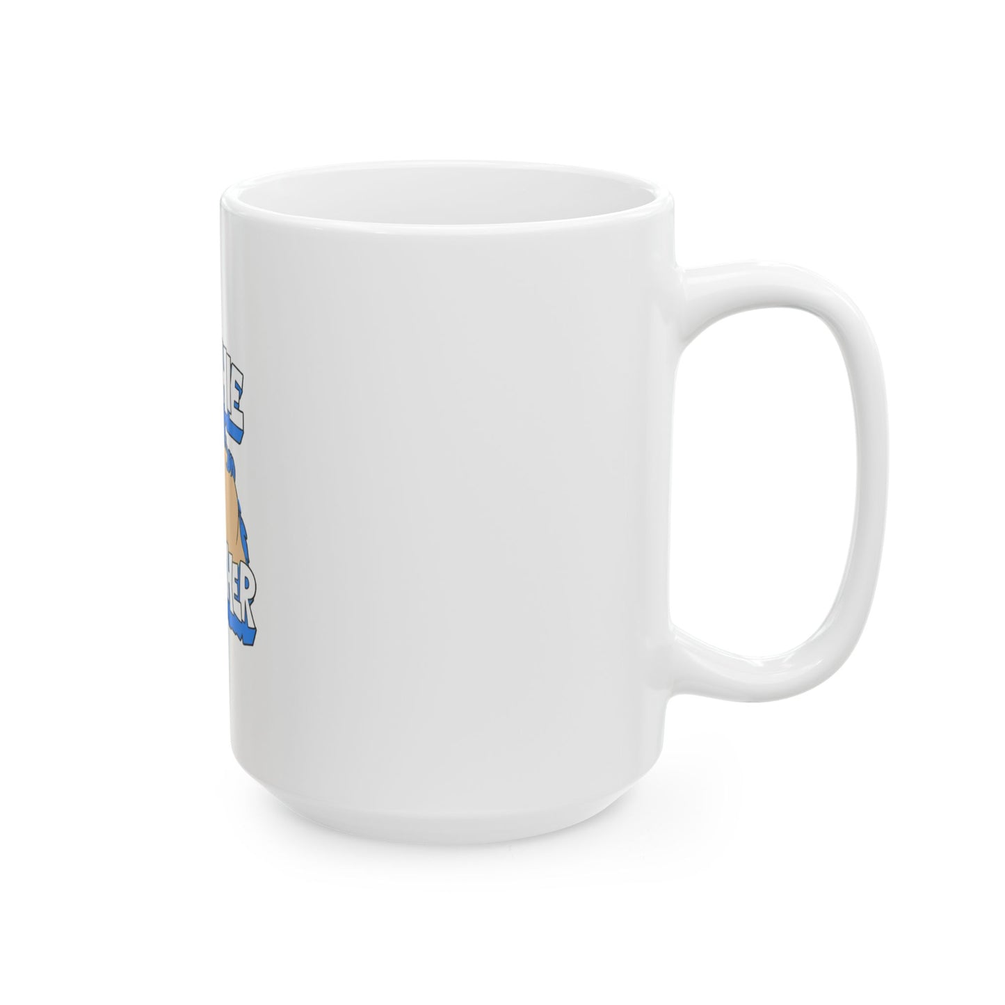 Funny Ceramic Mug - "Coochie Muncher" Design for Adults