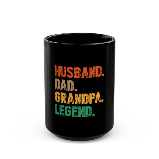 Husband - Black Mug 15oz